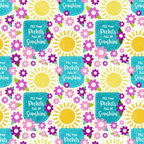 Bigger Scale Fill Your Pockets Full of Sunshine with Fuchsia Pink Berry Flower Blooms