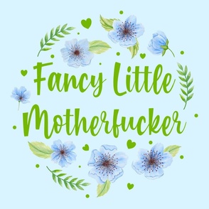 18x18 Panel Fancy Little Motherfucker Sarcastic Sweary Adult Humor for Throw Pillow or Cushion
