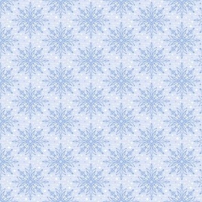 Snow Flakes, Light Blue