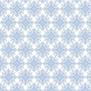 Ice Crystal Tiles, Light Blue