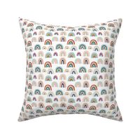 Small Scale Colorful Boho Rainbows Bright Neutral Gender