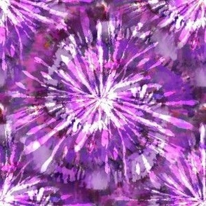 Medium Scale Purple Tie Dye Swirl