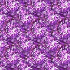 Small Scale Purple Tie Dye Swirl