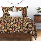 flying circles - roycroft geometric dream - geometric fabric