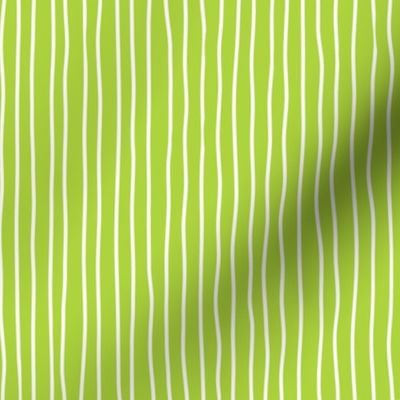 lime - white crooked lines on lime - sf petal solids coordinate