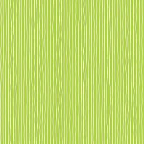 lime - white crooked lines on lime - sf petal solids coordinate
