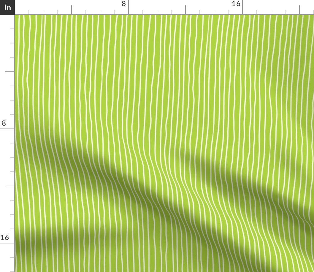 lime - white crooked lines on lime - sf petal solids coordinate