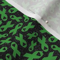 Small Scale Green Awareness Ribbons on Galactic Black