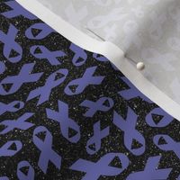 Small Scale Periwinkle Awareness Ribbons on Galactic Black