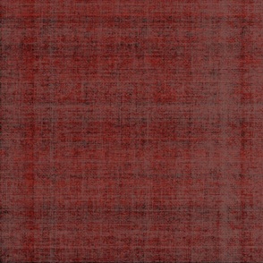 Worn Linen Texture Solid Scarlet Red