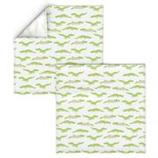 Crocodile Cuties, White