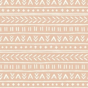 small // Blush Pink Mudcloth inspired geometric Shapes