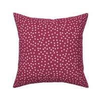 Twinkling Lilac Dots on Dusty Plum - Large Scale