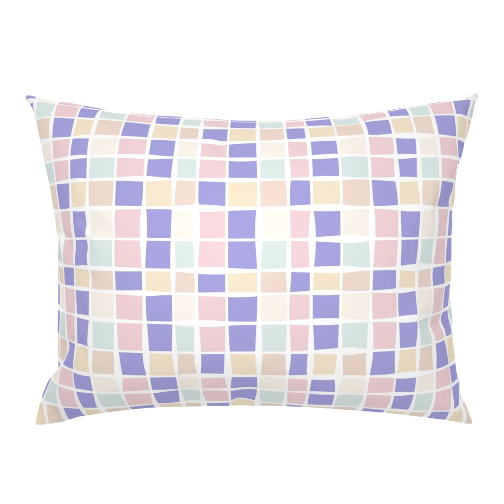 Organic Plaid Multi lilac by Jac Slade