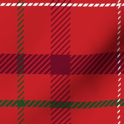 Holiday traditional plaid green-red 