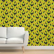 Toucans Love Papayas, Chartreuse 