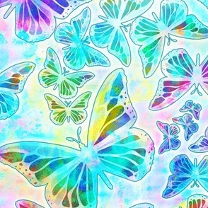 Flutter By Butterfly Unicorn Rainbow INK