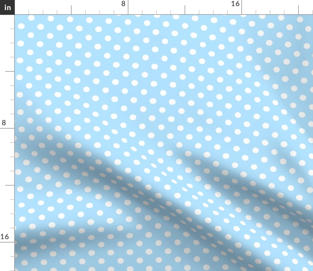 Baby Lion Nursery Dots Blue