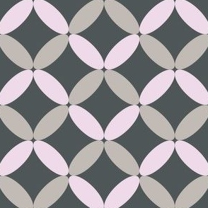 Gray and pink design