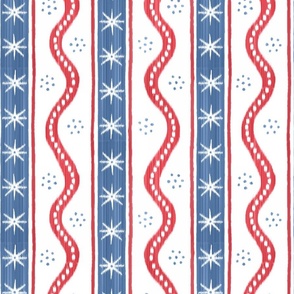 Small Charlie Stripe- Americana