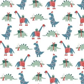 Christmas Holiday Dinosaurs