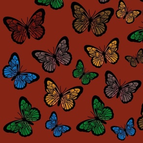 Butterfly red