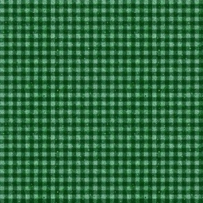 Textured Gingham, Evergreen