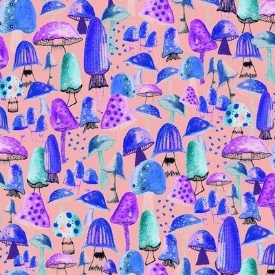 Weirdcore Fabric, Wallpaper and Home Decor