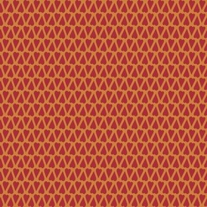 372 - Nested Red and Orange Hearts - 100 Pattern Project: small scale for home decor, soft furnishings, apparel and quilting