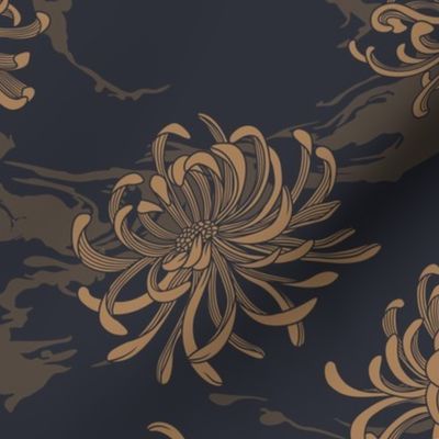 Chaotic chrysanthemum flow [in gold]