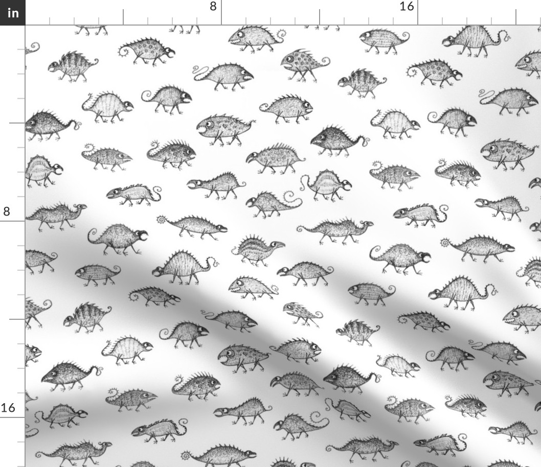 Monster pattern 3 (black /white)