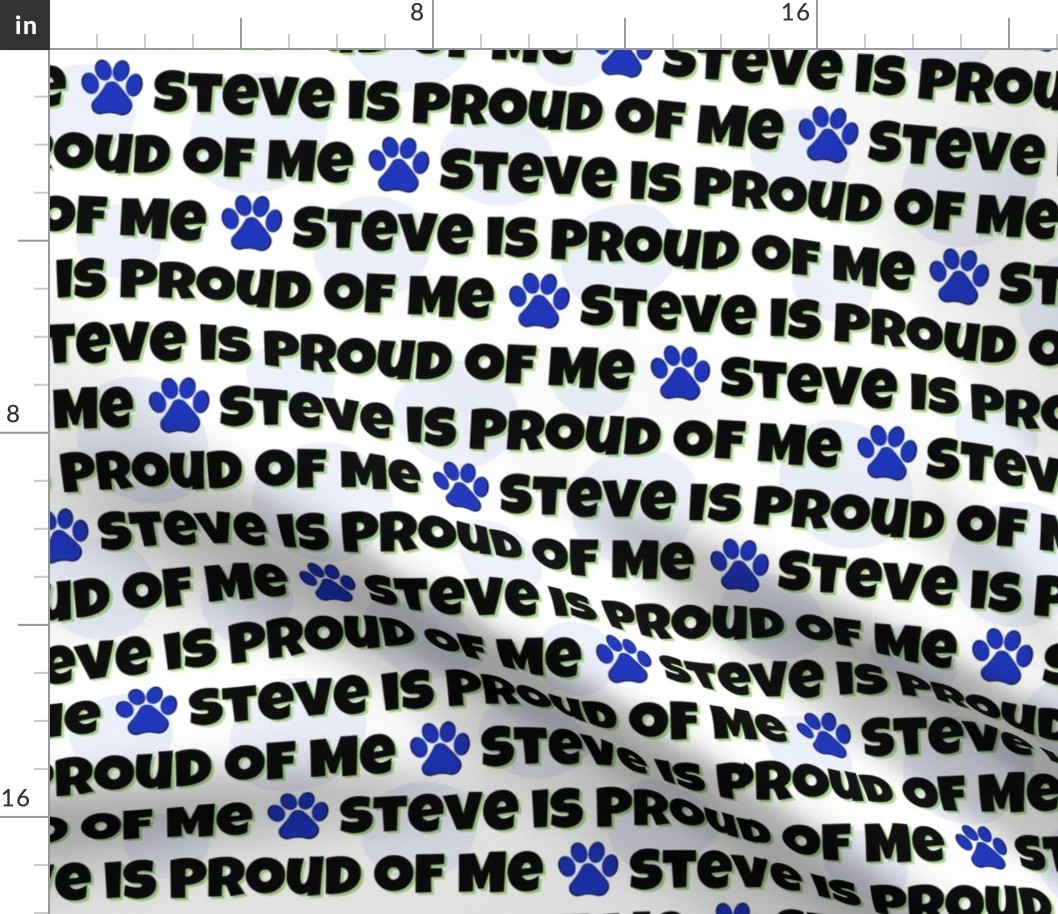 Steve is Proud of Me - large stripes
