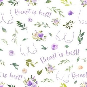 lilac floral breat is best