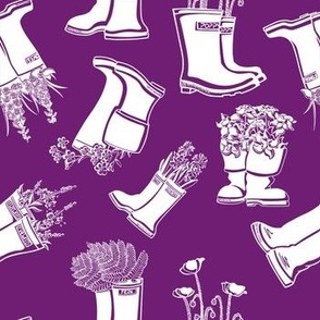 Purple Rain Boots 