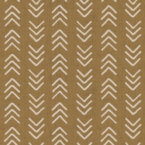 Earthy sand/tan and beige brushed arrowheads, chevrons - boho geometric - medium