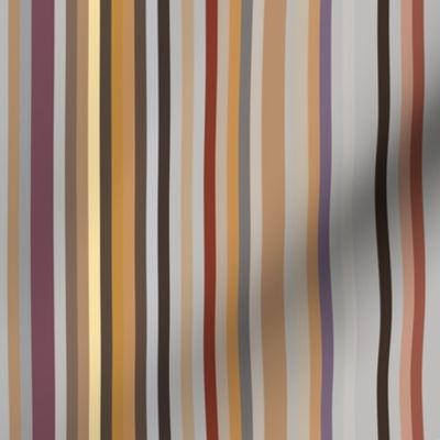 Brown Gray Yellow Stripes