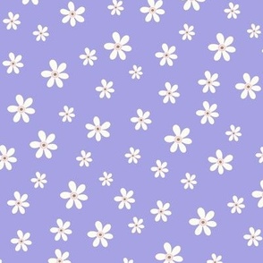 Ditsy Daisy Lilac purple by Jac Slade