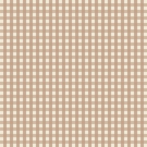 Plaid Pattern_on Pale Taupe