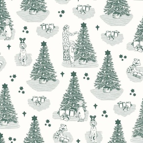 Christmas Tree Timming Toile // Pine