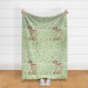 27x36 blanket deer