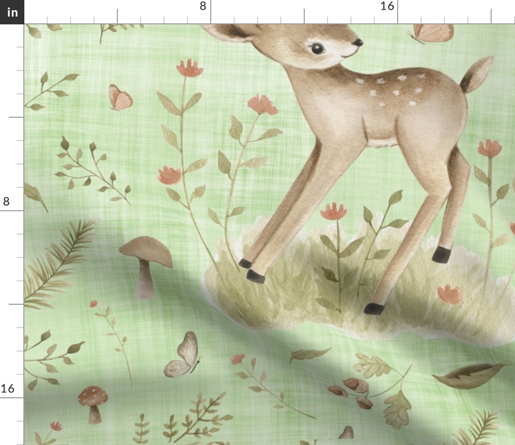 27x36 blanket deer