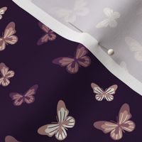 Purple butterflies - Small scale