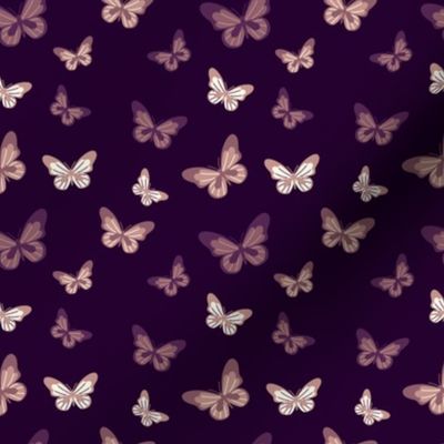 Purple butterflies - Small scale