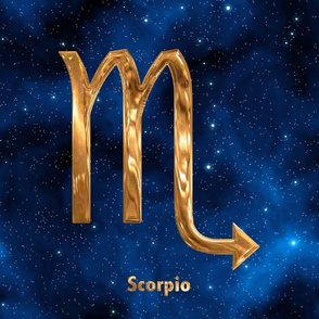 Scorpio Sign Fabric, Wallpaper and Home Decor | Spoonflower