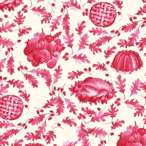Twisted Toile Fabric, Wallpaper and Home Decor | Spoonflower