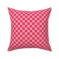 Red & Pink Checkerboard 3/4"