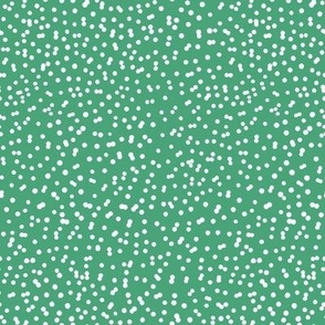 Snowy Dots: Green