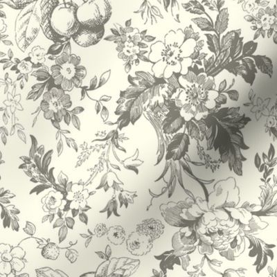 Toile de Jouy Grey 