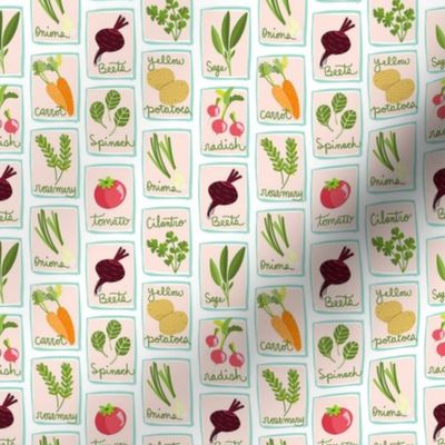 Veggie Herb Seed Packets // small