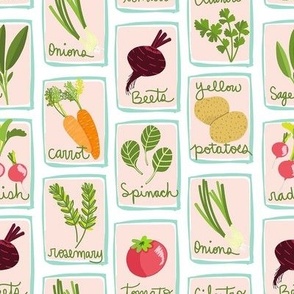 Veggie and Herb Seed Packets // Medium